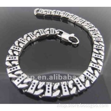 TS84 Mens 316L Stainless steel Casting Hollow Bracelet